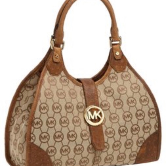 MICHAEL Michael Kors Handbags - MICHAEL Michael Kors Lg Hudson Monogram Jacquard
